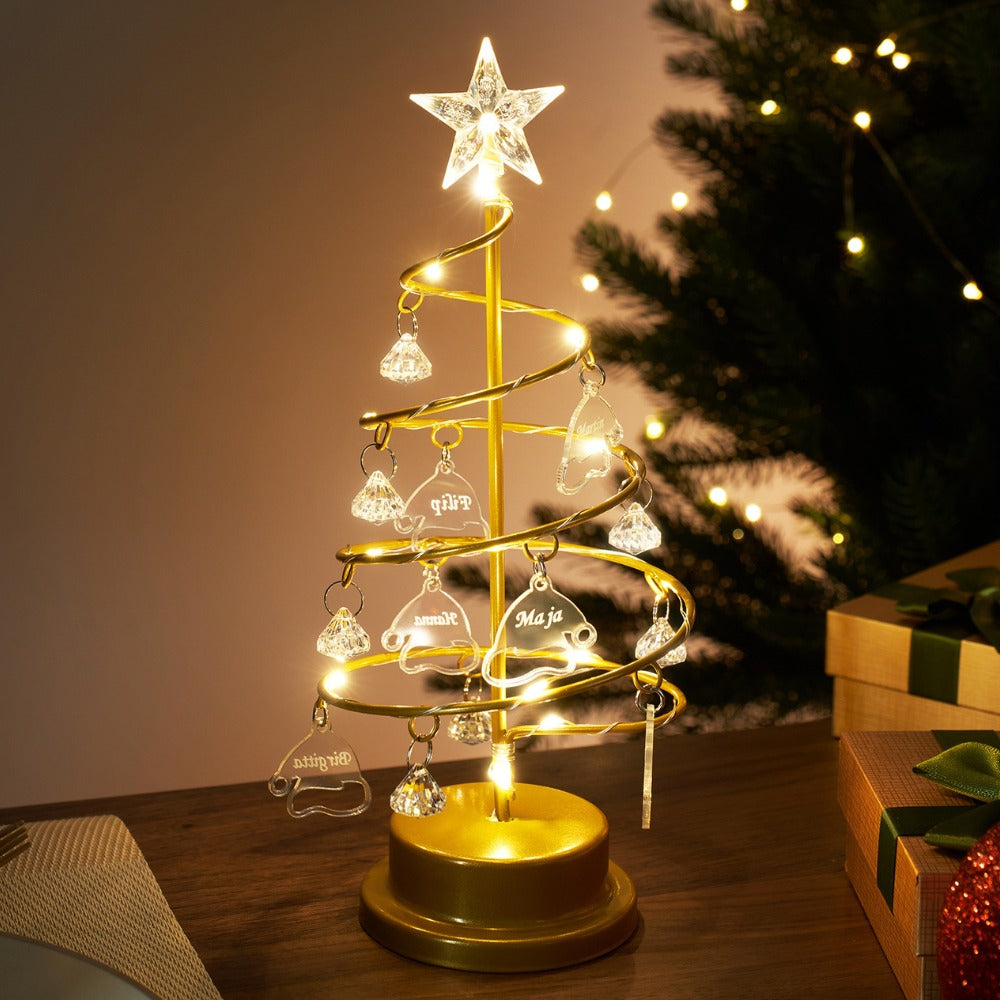 Familienbaum | Personalisierte Weihnachtsbaumlampe