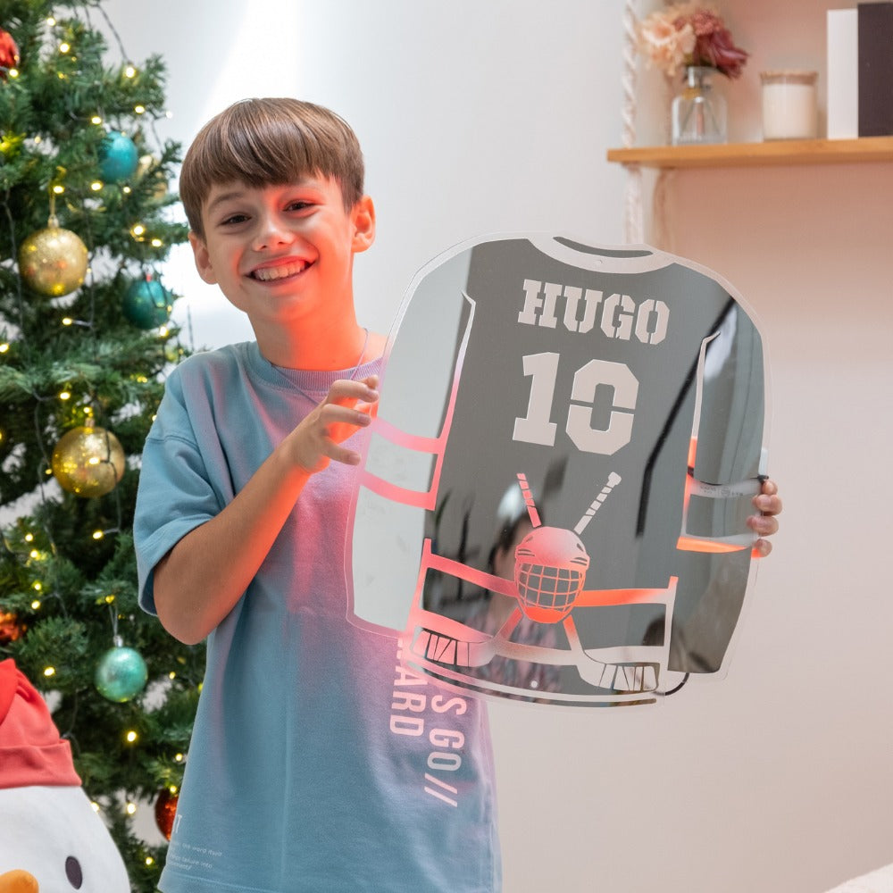 Eishockeyspieler | Persönlicher LED-Spiegel